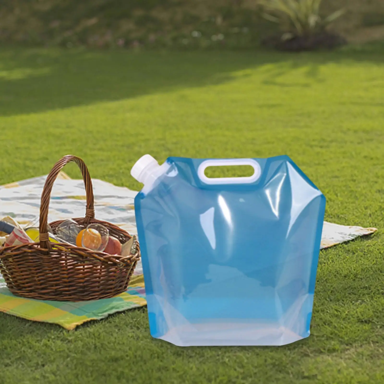 Foldable Water Tank Container Bag 5L Outdoor Drinking Tool Sturdy Refillable