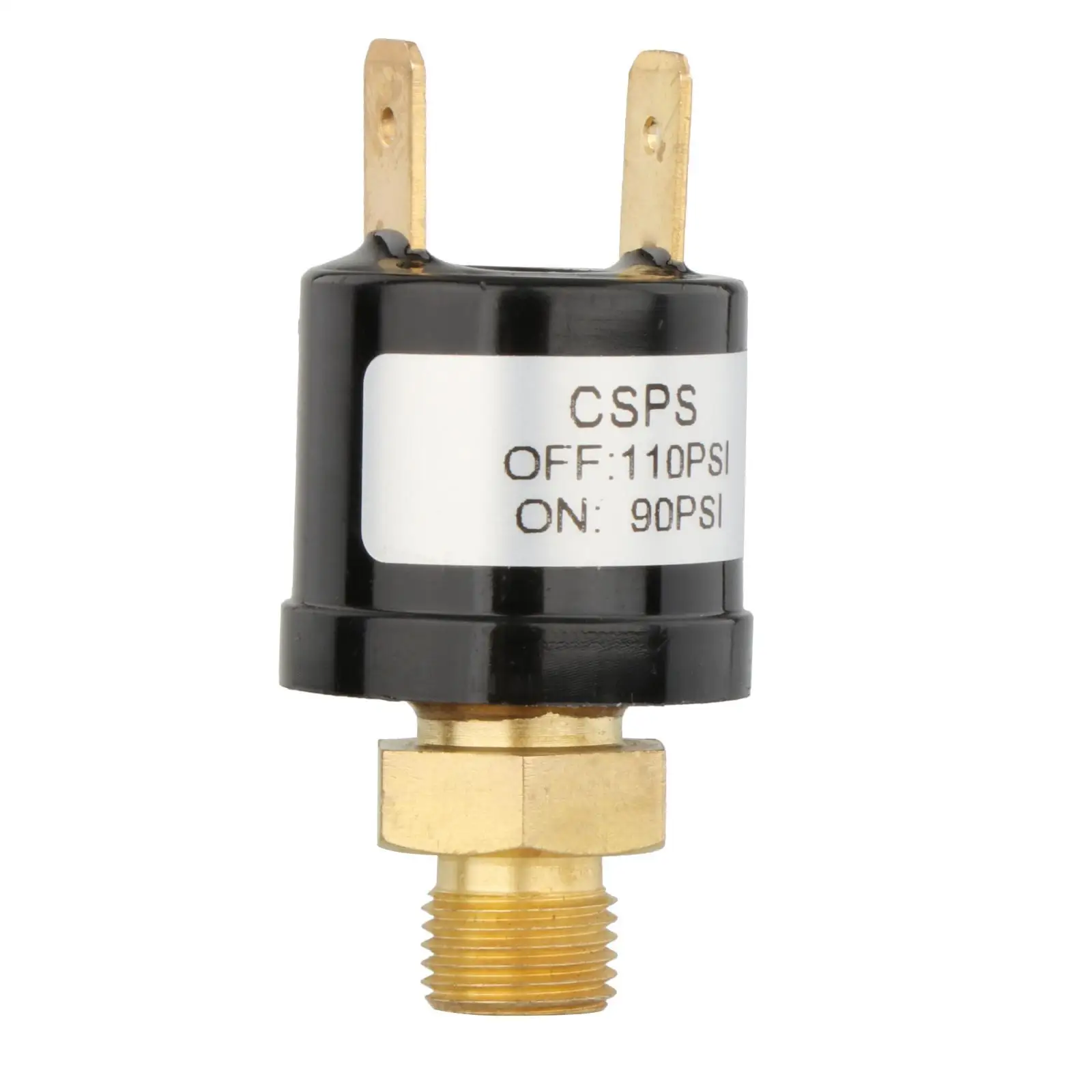 Heavy Duty Air Compressor Pressure Control Switch Valve 12V Copper 1/8 inch End Air Horn Pressure Switch Parts