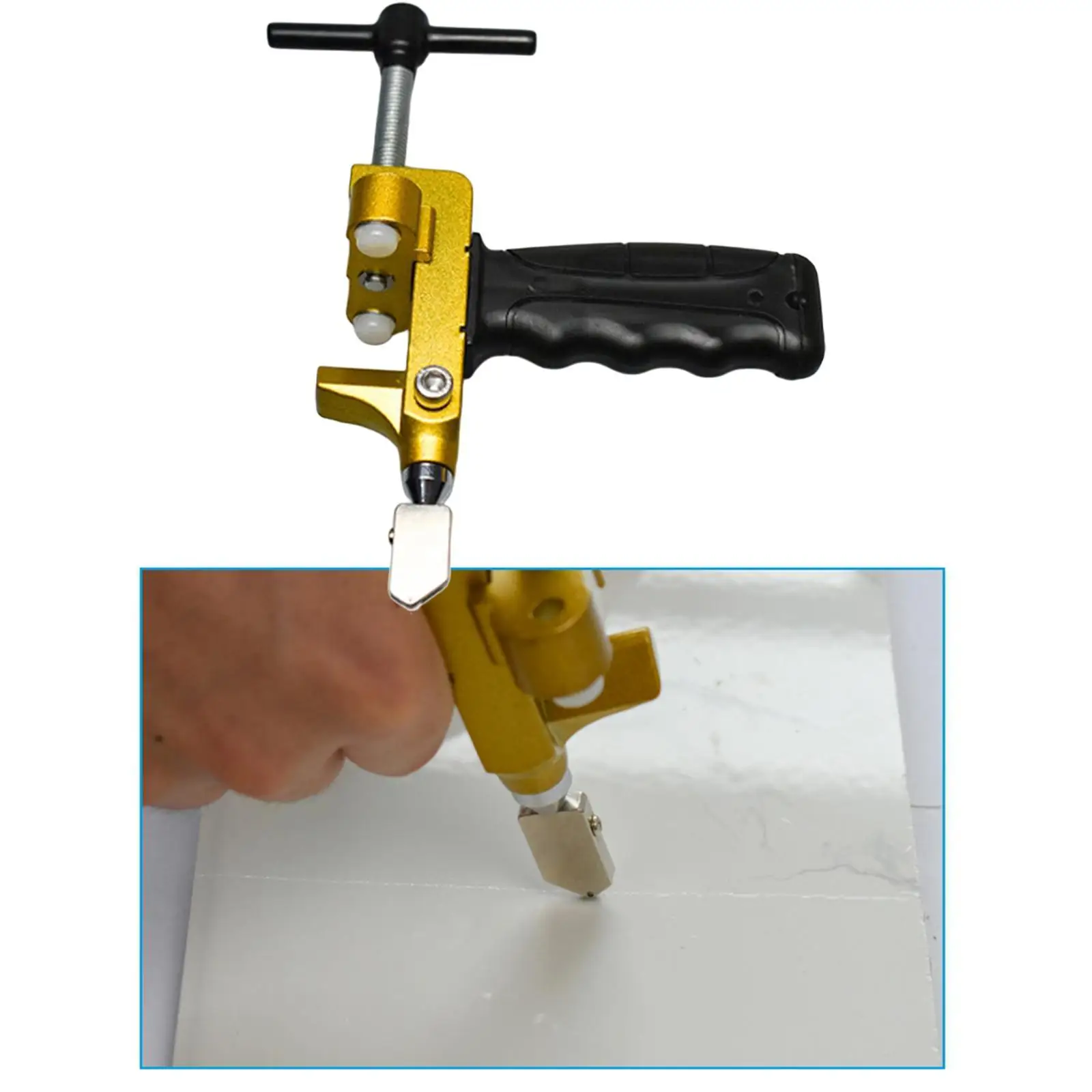 Alloy Tile Glass Cutter Manual Tile Mirrors Cutter Glass Cutting Kit Ceramic Tile Opener Tile Tools Multitools