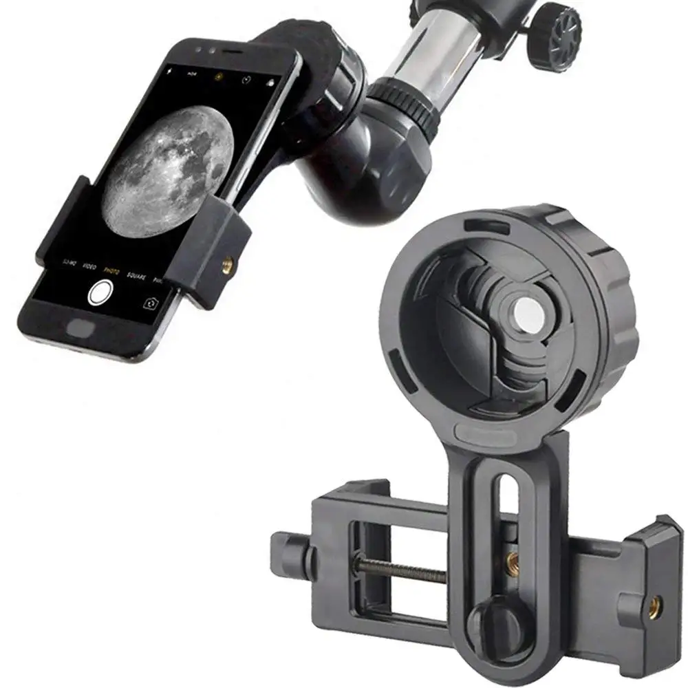 Telescope Spotting Scope Microscope Mount Holder Phone Camera Adapter Charger 