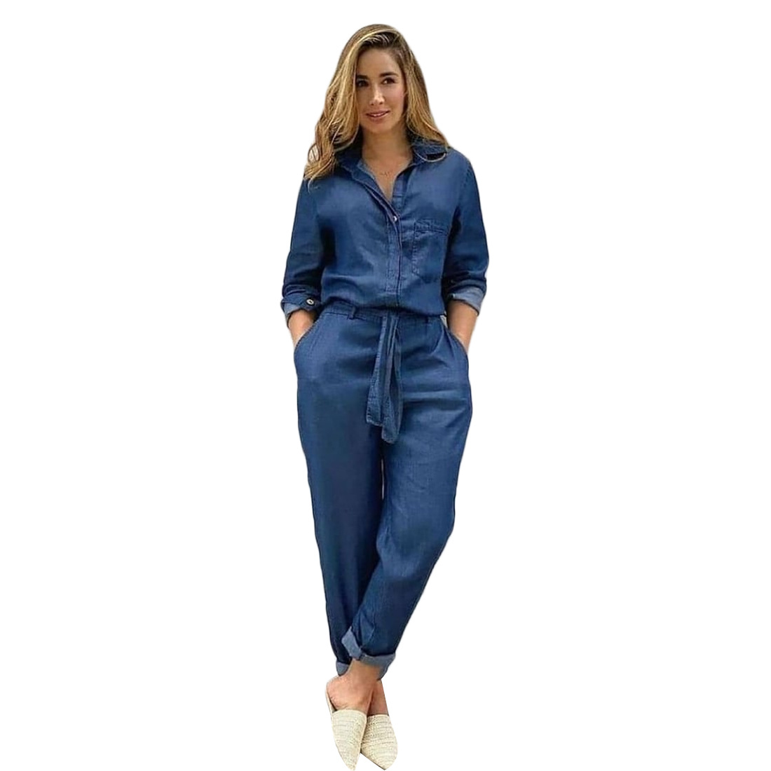 Woman Denim Jumpsuit Bazics | South Africa | Zando