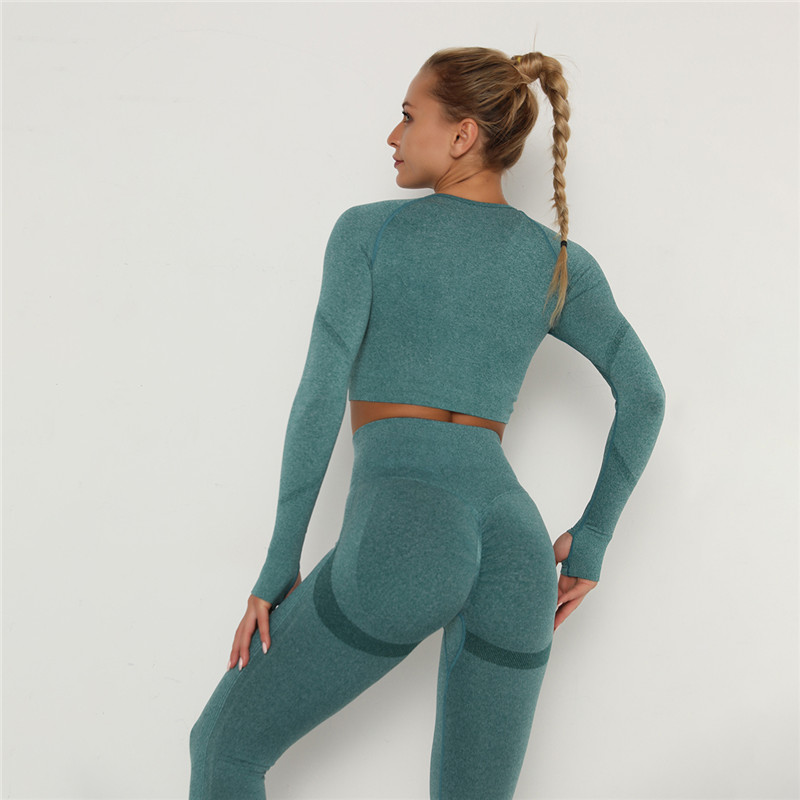 workout outfits ternos esportivos cintura alta yoga