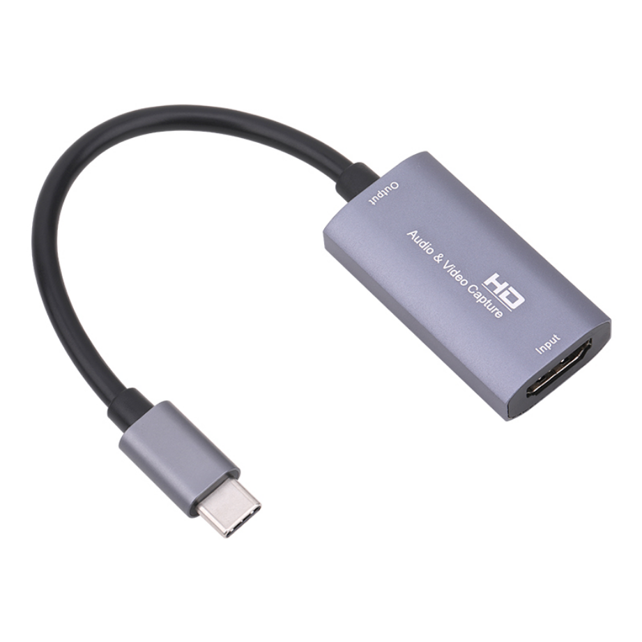 Capture Card, 1080P, 30fps, USB-C, Gaming, Live Streaming, Video Record