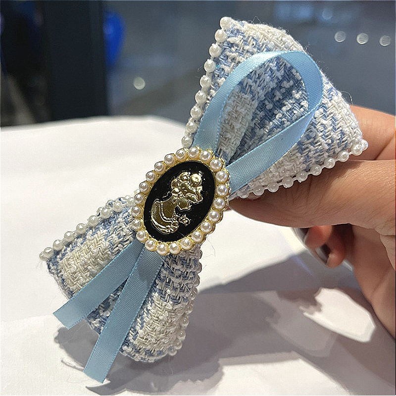 Mode neue einzigartige Haarschmuck Beauty Head Bananen clip mit Fliege für Frauen wunderschöne Look Back Löffel Pferdes chwanz perfekt – Detail 6