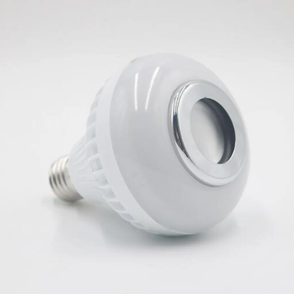 LED Light Bulb Bluetooth Speaker E27 Lamp Wireless - With Remote Control, 132x93.8mm