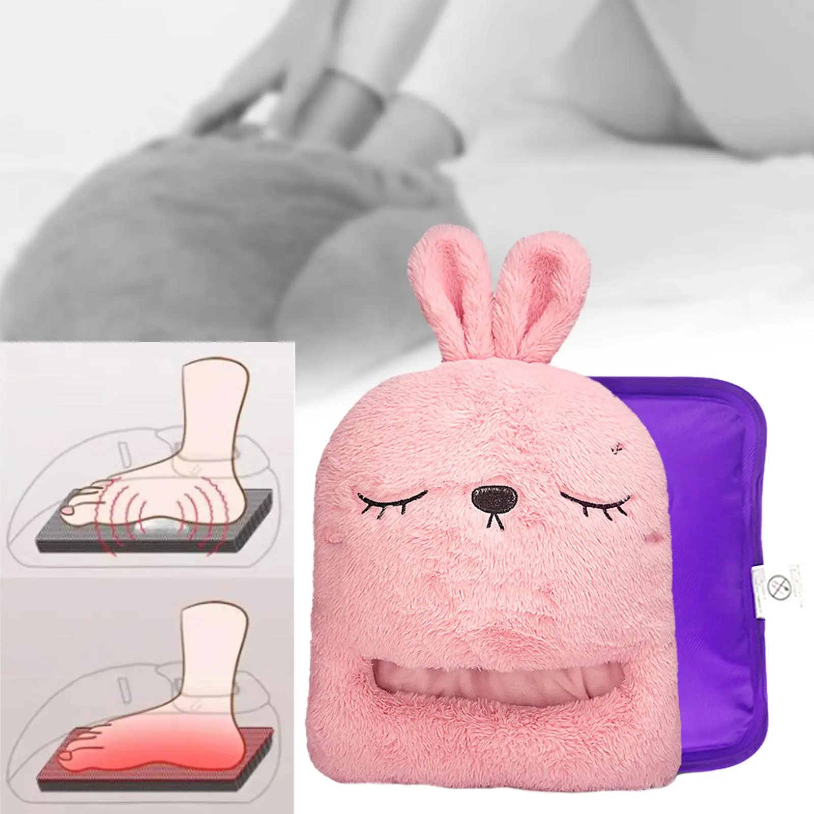 Electric Foot Warmer Winter Feet Warmer Cold Weather Foot Heating Pad for Women and Men