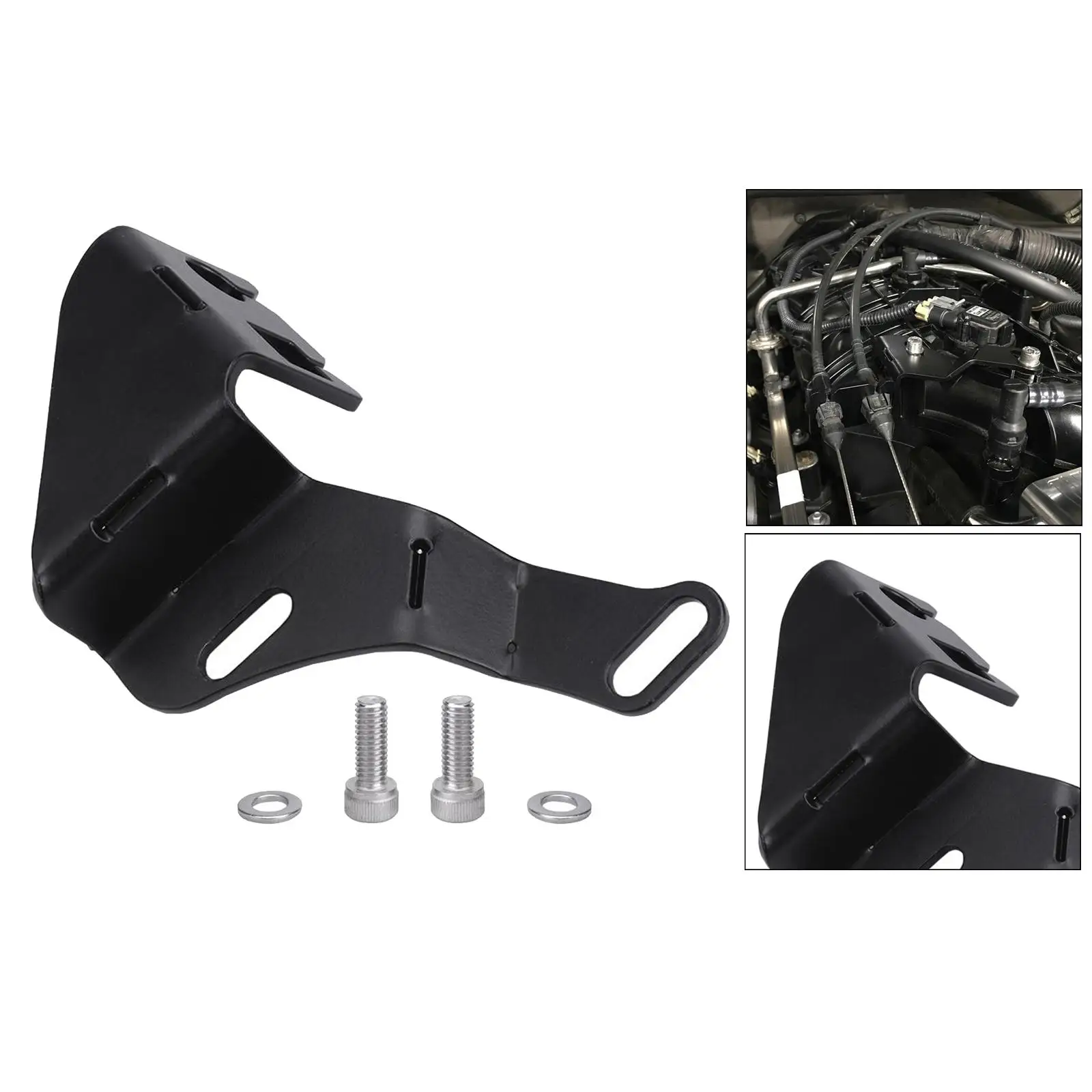 Durable Intake Manifold Throttle Cable Bracket for TBSS/NNBS/L92 Black