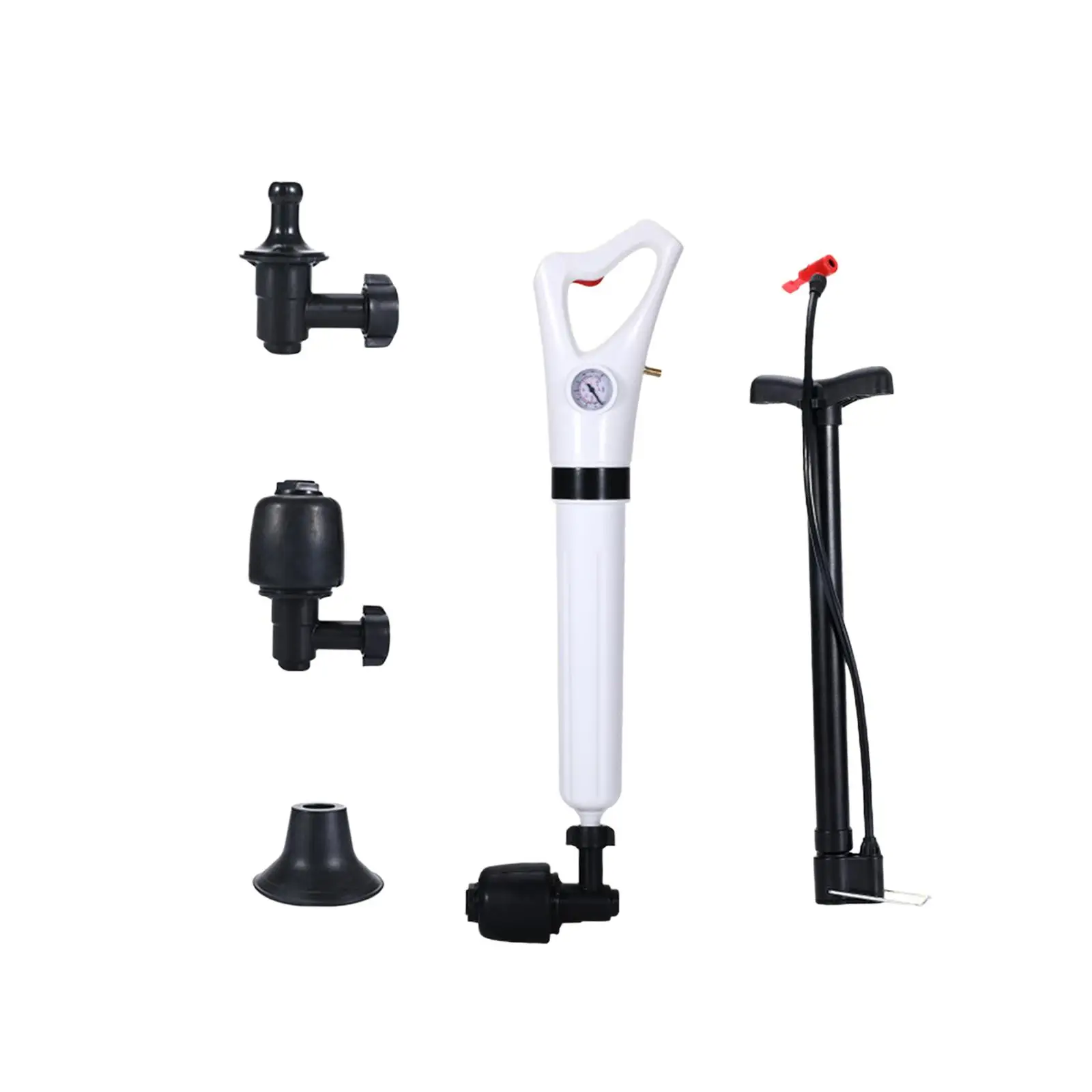 Toilet Plunger Set Air Unblockers Toilet Air Drain Blasters for Kitchen Toilet Drains Floor Drains Dredge Sewer Pipe