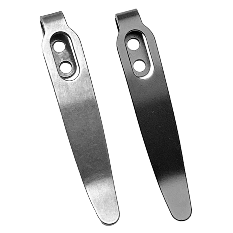 Stainless Steel Pocket Clips, Back Clamps for Folding Knife, 420