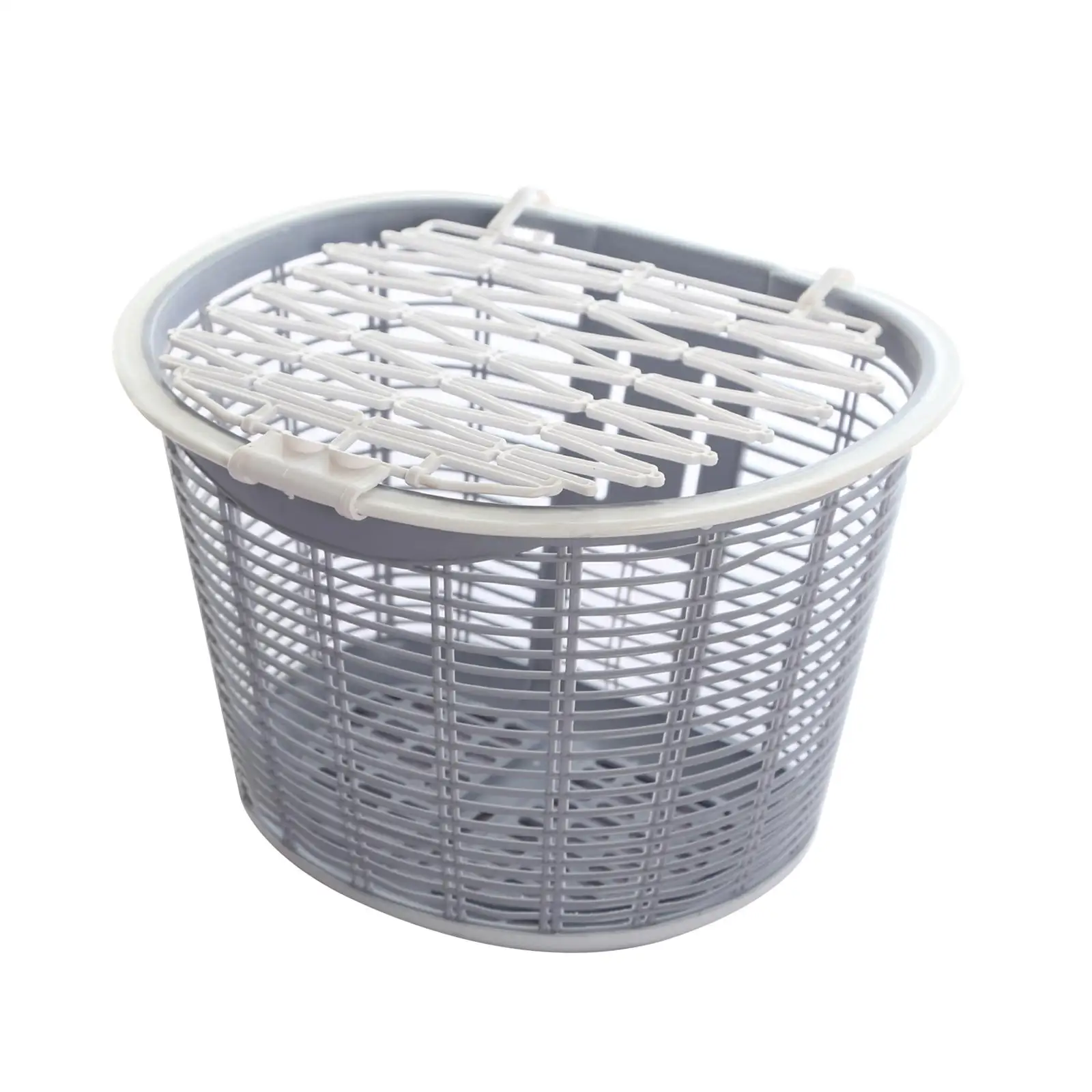 Bike Basket Easy to Install with Cover Detachable Bicycle Basket for Travel Balance Bike Mountain Road Bike Outdoor Equipment