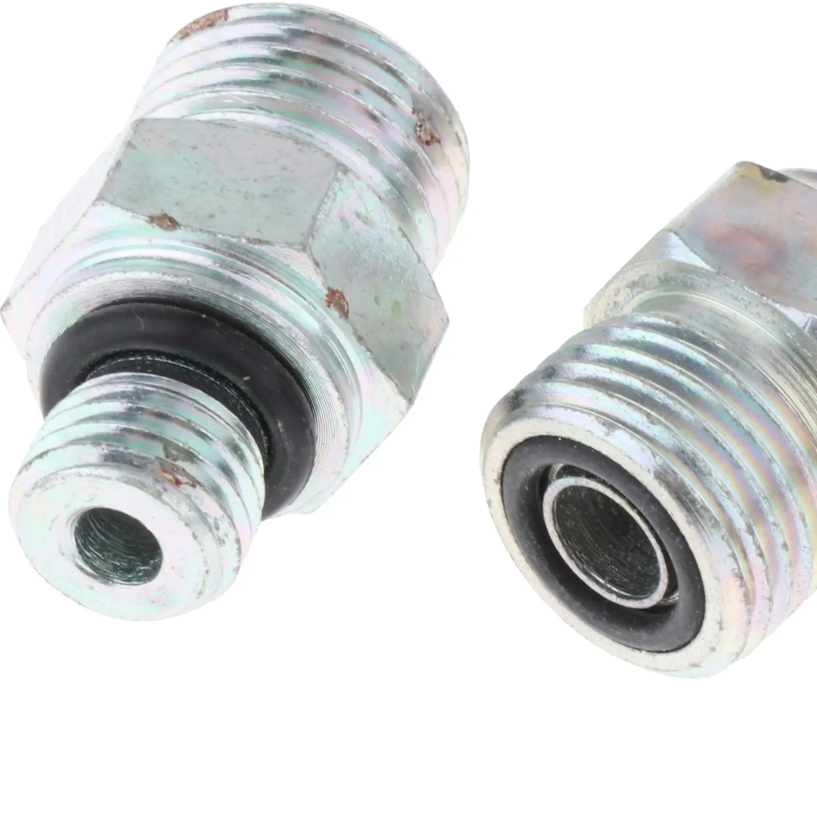 2Pcs with O Rings Turbo Oil Supply Line Fitting for Car Engine Parts