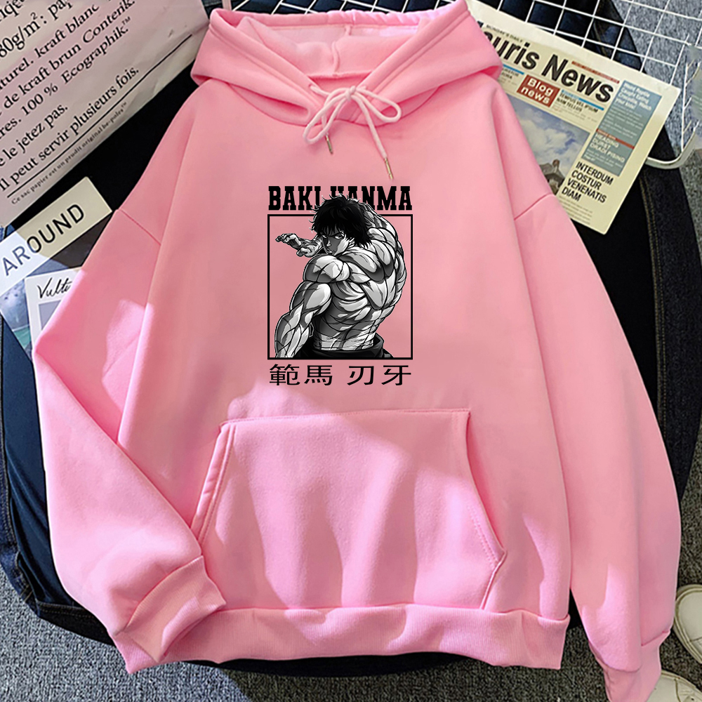 Baki Hanma Yujiro Gym Anime Hoodie Pump Cover