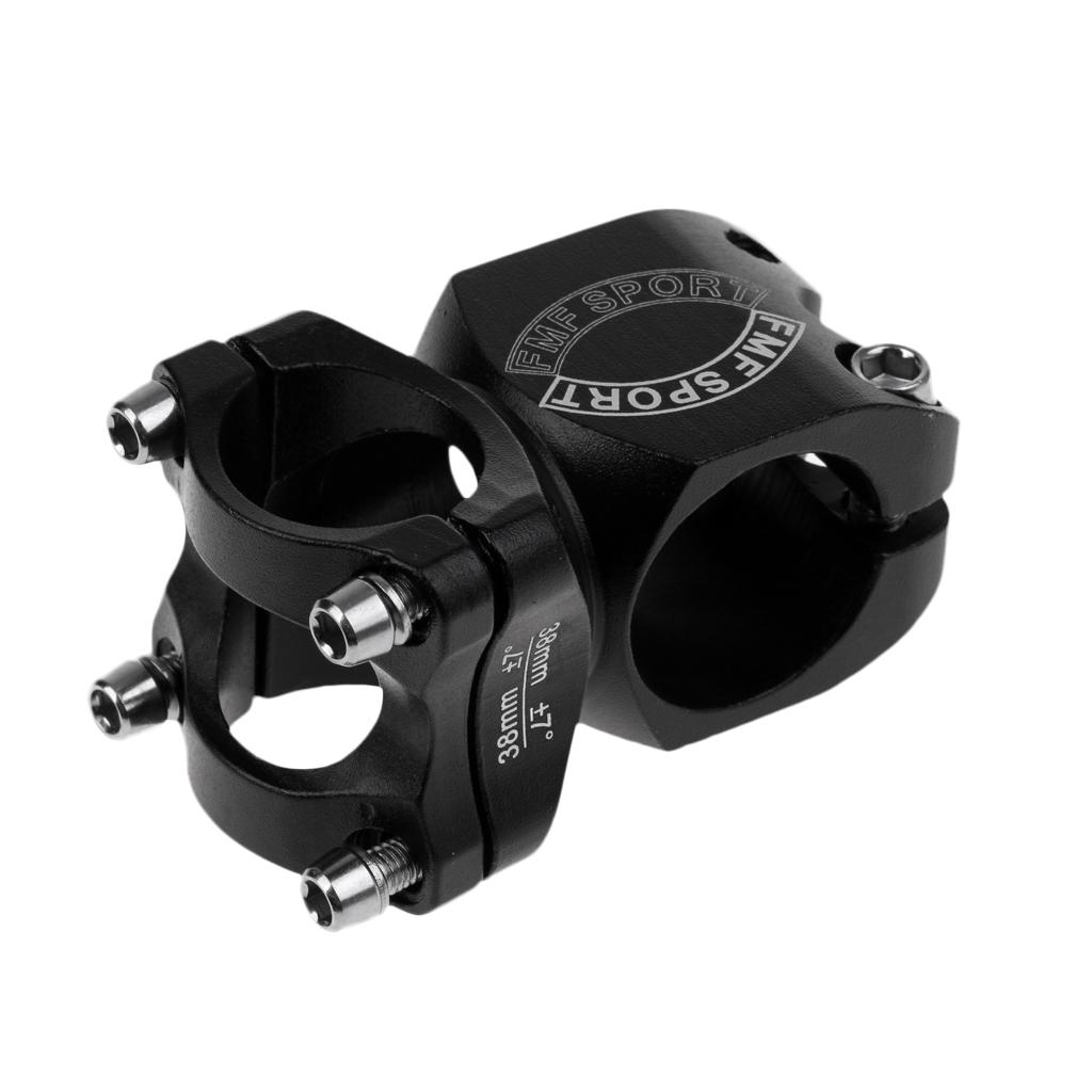 1 pc handlebar stem aluminum alloy 7 degree angle 31.8mm black