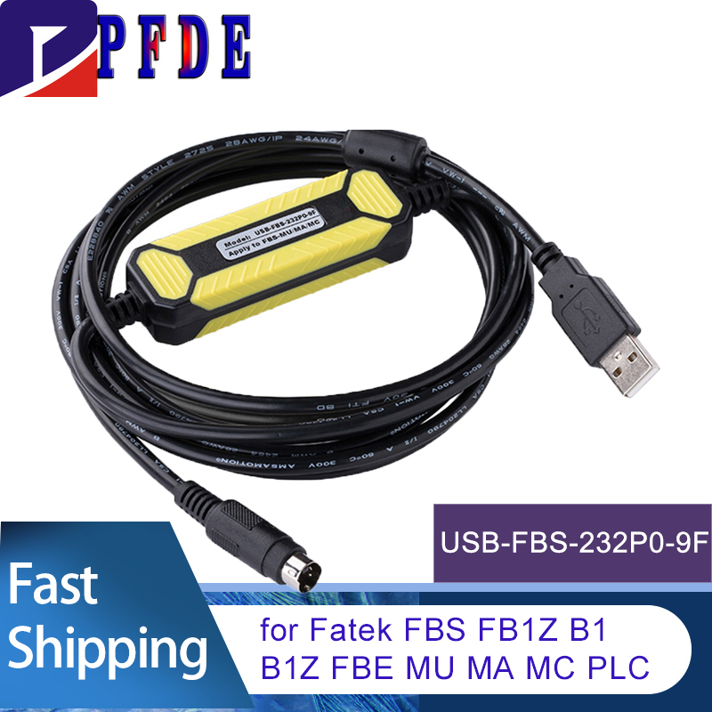 USB-FBS-232P0-9F adaptador para cabo de programação PLC,