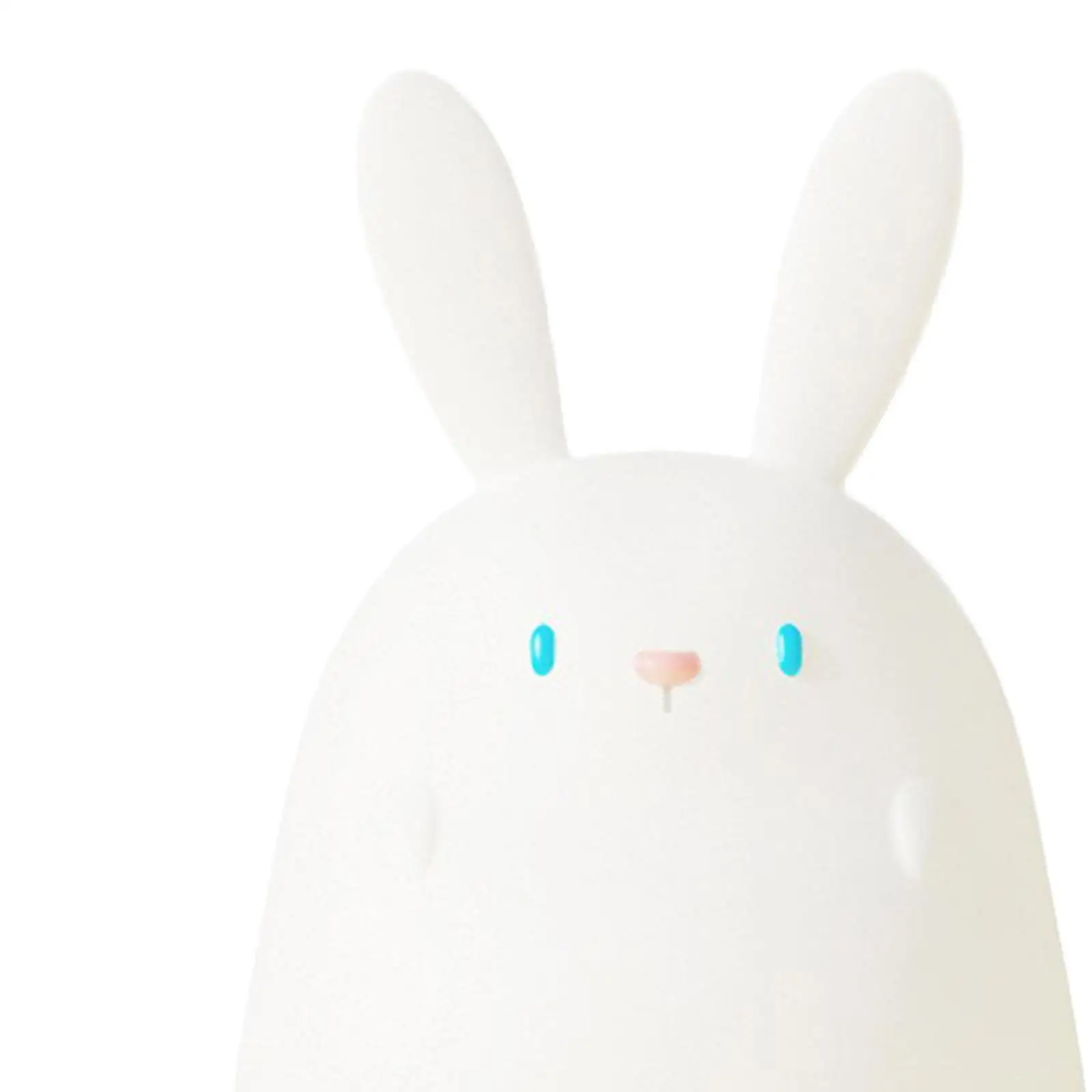 Night Light Decorative Tabletop Crafts Rabbit Shape Timing Bedside Lamp