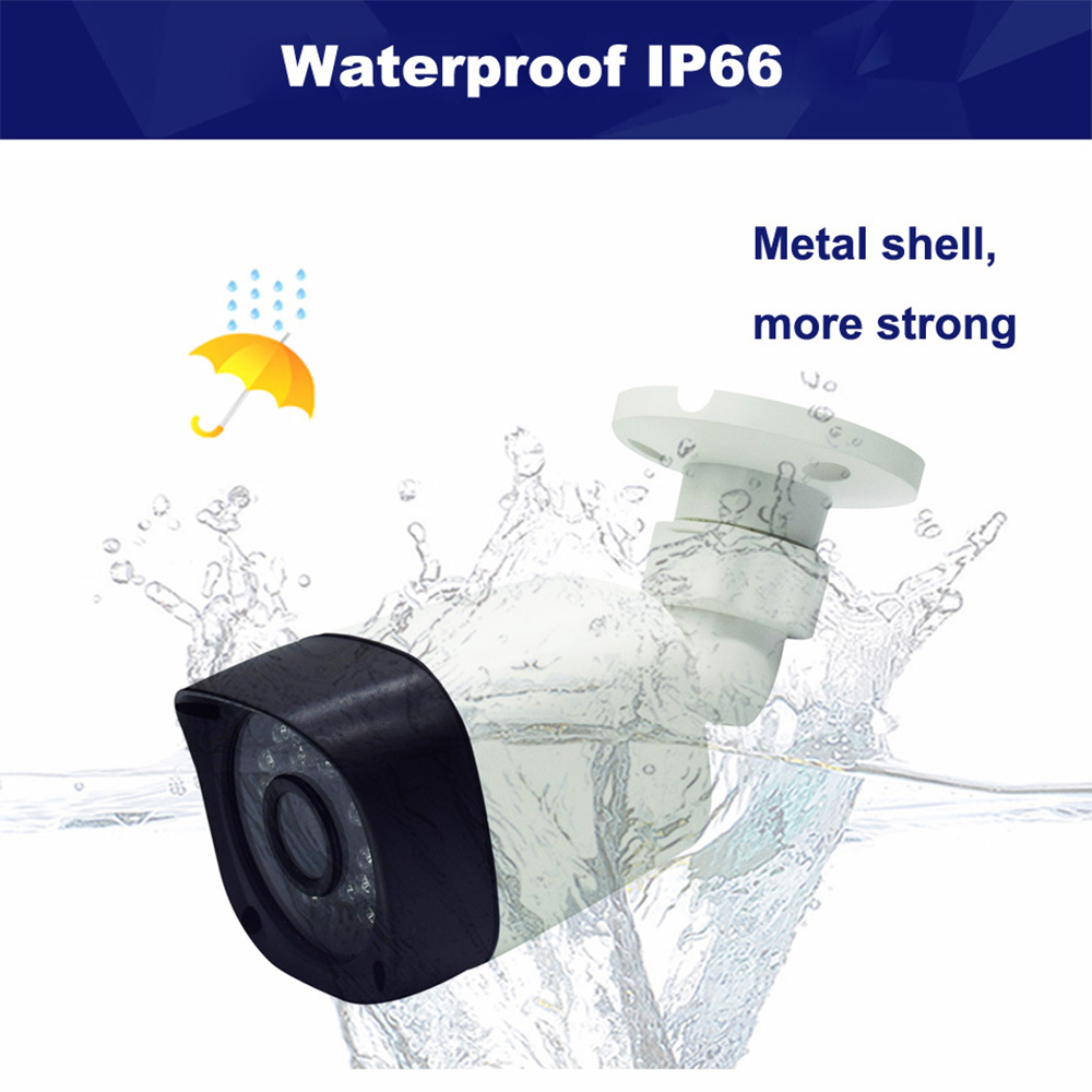 Waterproof IP fio monitoramento câmera, segurança ao