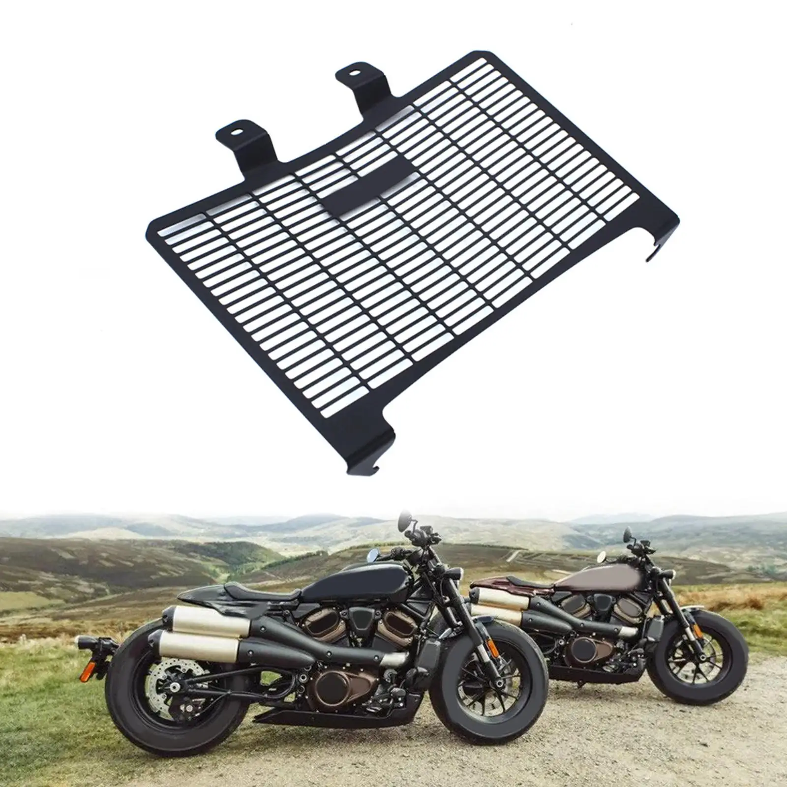 Motorcycle Radiator Grille Black Fit for Harley S 1250 Rh1250 2021-22
