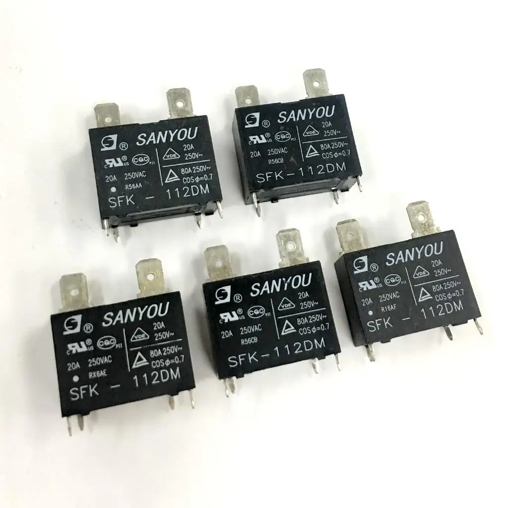 5pcs SFK-112DM SFK-11A 4 Pins Relay  Conditioner Parts Accessory
