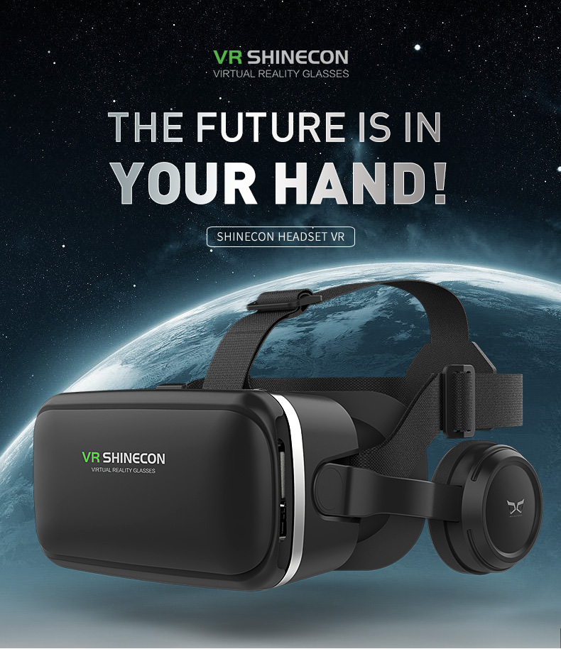 Title 2, Óculos 3D VR VR Headset Capacetes VR Shinecon 6...