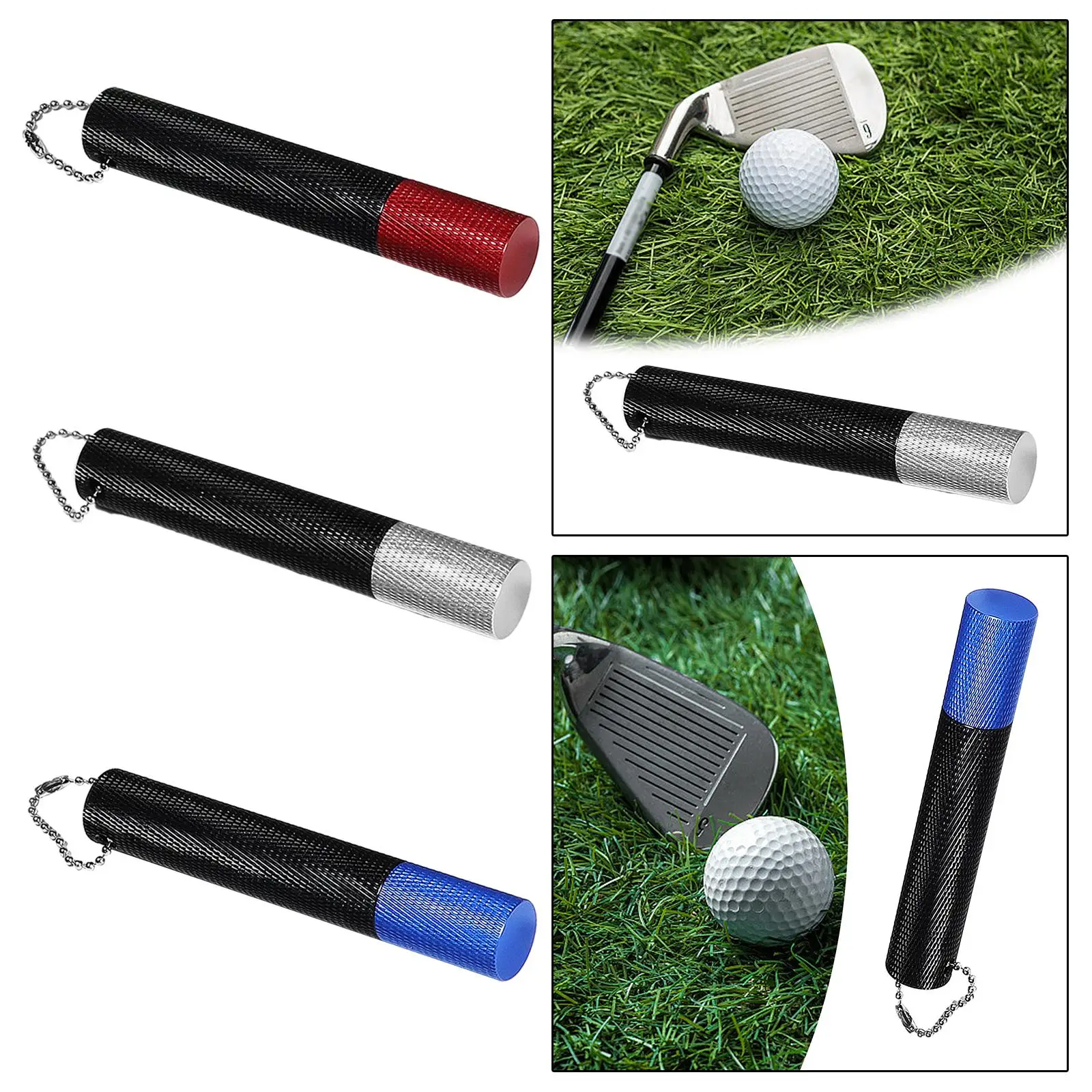 Golf Groove Sharpener Golfer Gift Improved Backspin Ball Control Brush Cleaner Golf Club Regrooving Tool for Golf Training