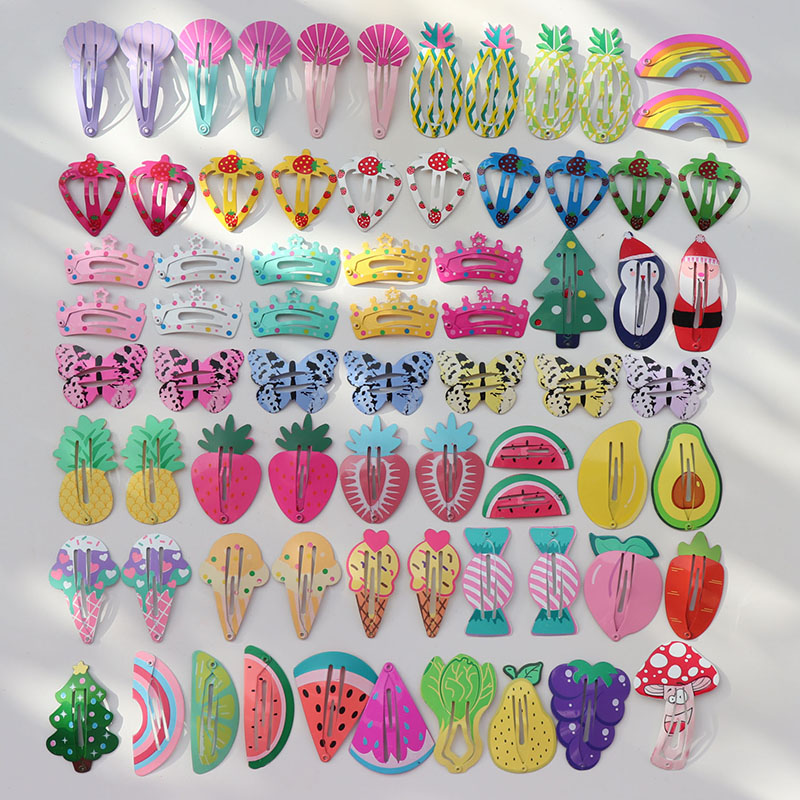 Best of 20 / 30Pcs Korean Cute No Slip Metal Snap Hair Clips For Girls Kids Hair Accessories Colorful Waterdrop Shape Hairpins Barrettes Reviews & Tips