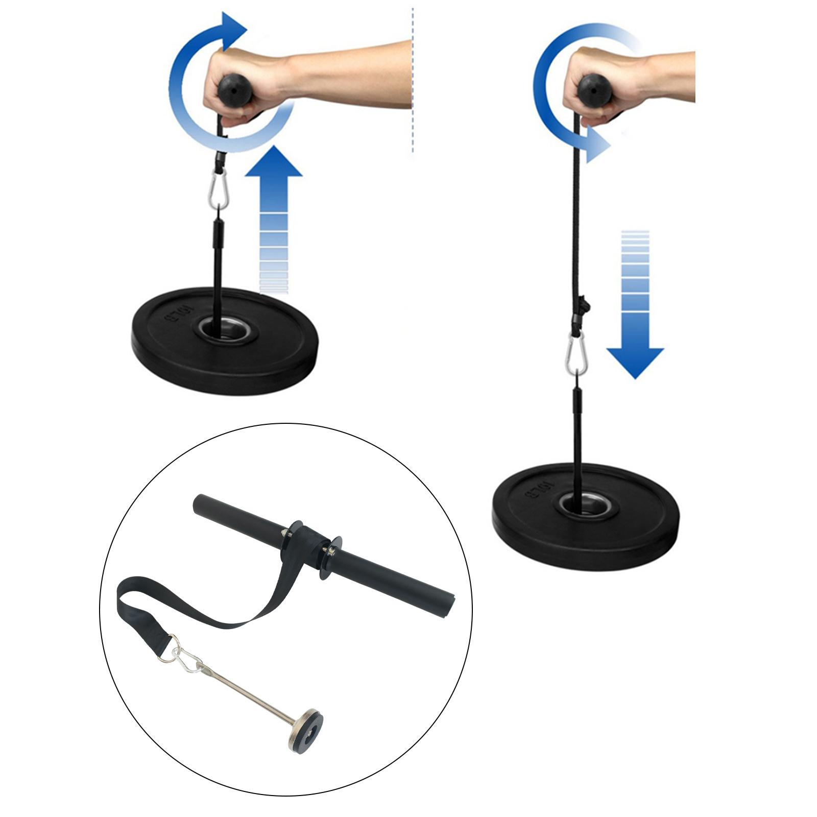 Forearm Blaster Arm Strength Trainer Wrist Roller Anti-Slip Strengthener One Size Wrist and Forearm Blaster for Home Gym Fitness