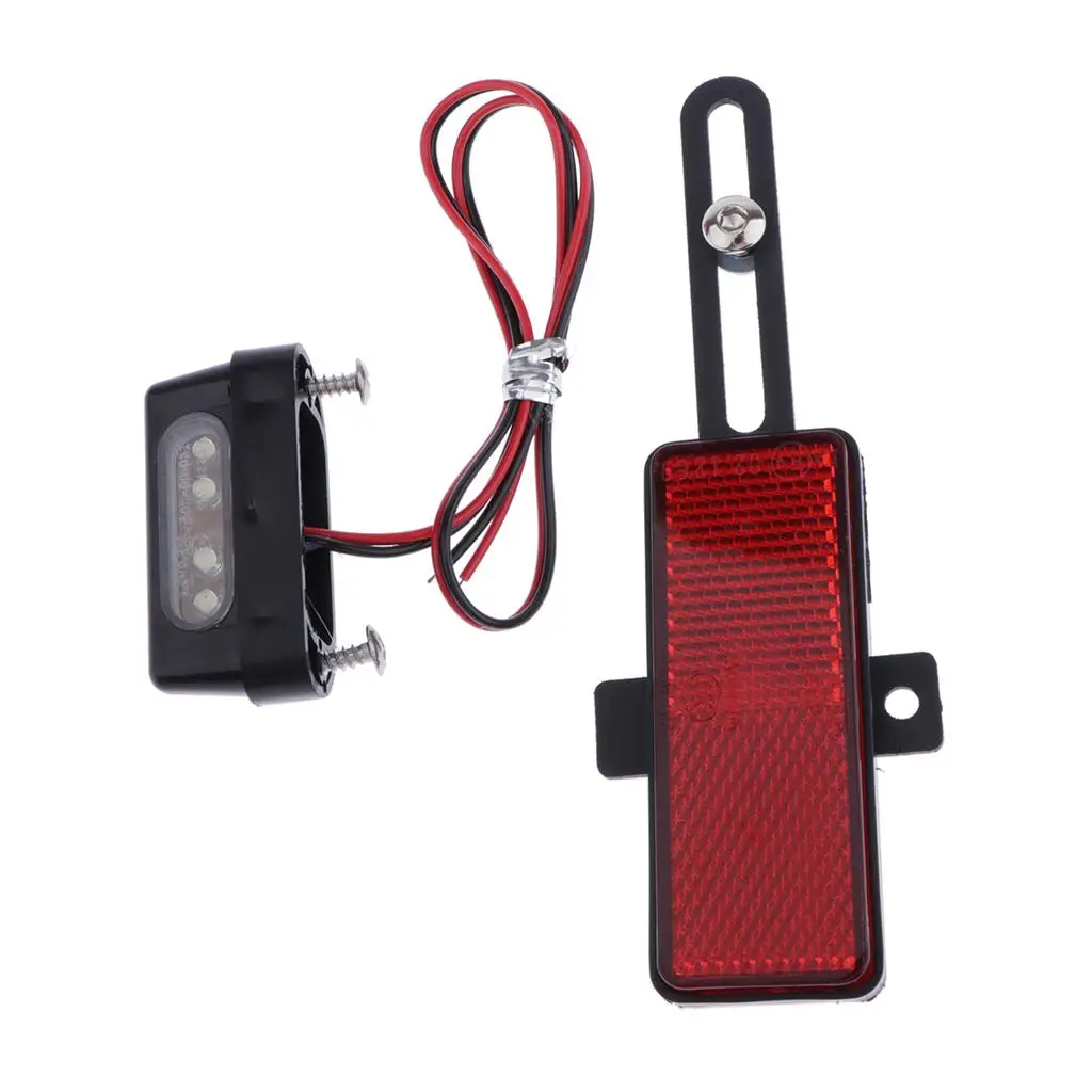 Motorcycle Red LED  w/ Rear    Bracket Holder for  TDM  800 - Black