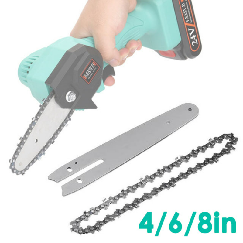 Description Picture 2 of item4/6 Inch Chainsaw Chain Parts Accessoy Saws Blades Guide Mini Chain Saw Chain Garden Power Tools Set Steel Electric Chainsaws