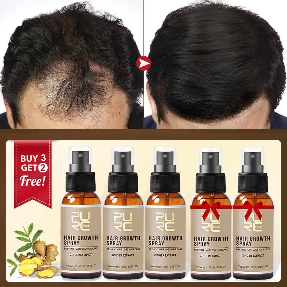 Best of PURC Powerful Hair Growth Products Set Ginger Anti Hair Loss Treatment Fast Growing Repair For Men Women Hair Care Beauty Health Reviews & Tips