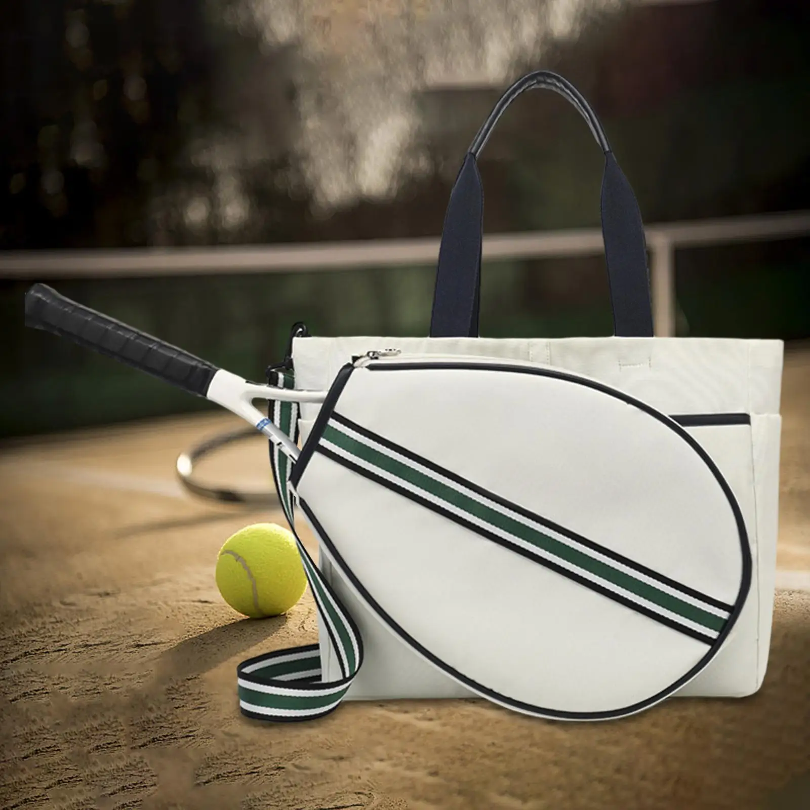 Tennis Tote Duffle Bag Detachable Racket Holder Portable for Women Men Gym Sport Storage Racquet Carrying Bag Badminton Bag