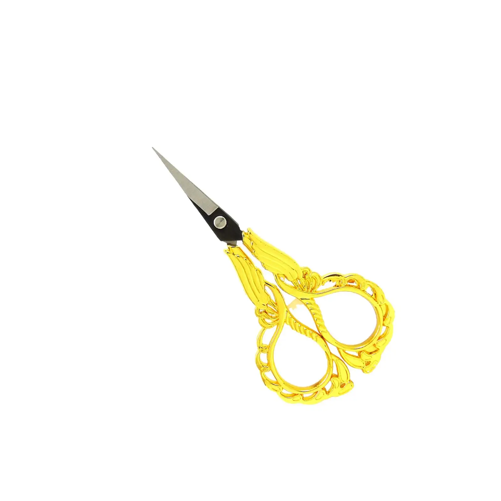 Embroidery Scissors Retro Style Cutting Tool Orchid Scissors for Cloth Cutting Household Artwork Sewing Accessories DIY Fabric