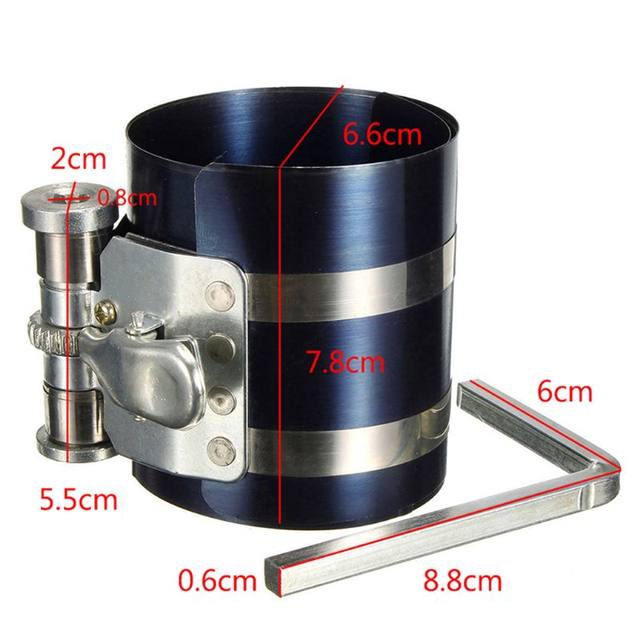 Compressore Fasce Elastiche Motore - Strumento Installazione Cilindri, 53-175mm, Cricchetto - Foto 11