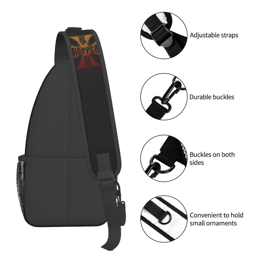 Bag para viajar Homens Crossbody Peito Mochila Ombro Daypack