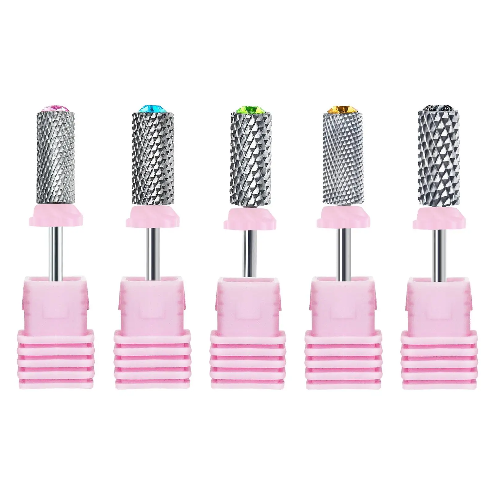 Nail Drill Bit Accessories Electric Nail File Bit Manicure Pedicure Tool Rotary Burrs Cuticle Remover Bit for Acrylic Gel Nails