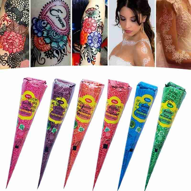 Best of New Henna Tattoo Paste Henna Indian Temporary Tattoo Sticker Paint 25g Body Tattoo Color Art Juice Painting Cream Paste Reviews & Tips