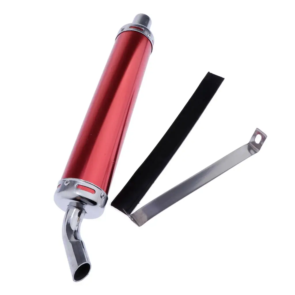 28mm Exhaust  Red For 90cc 110cc 125 150cc  Dirt ATV