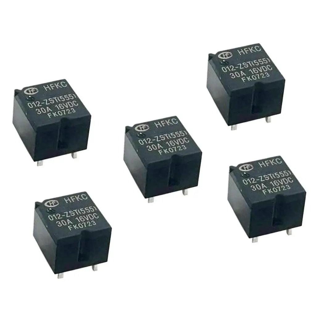 5 Lot DC 12V 30A Automotive Long  Delay Micro Automotive Relays