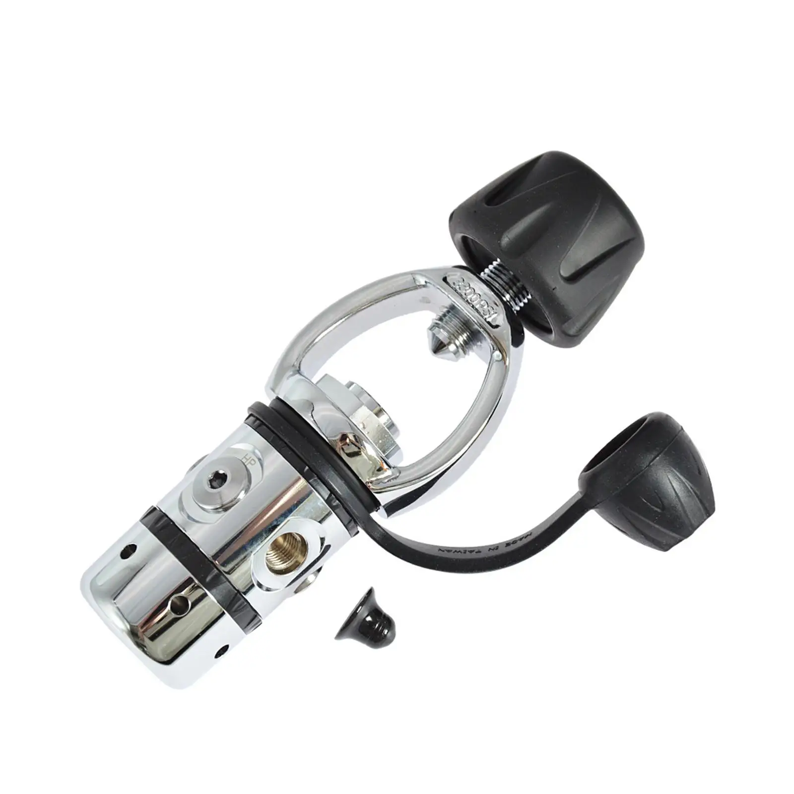 Piston Diving First Stage Regulator with 1 HP Ports and 4 LP Ports Yoke Type for Underwater Diving