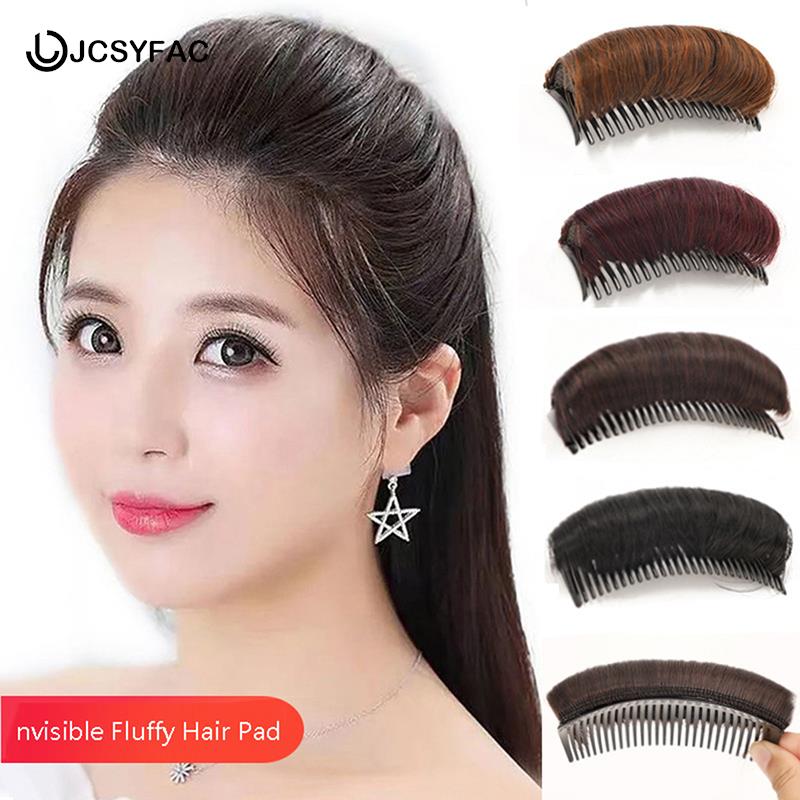 Best of 1PCS Invisible Fluffy Hair Pad For Female Hot Sale Wig Cushion Stable Comfortable High Temperature Fiber Insert Comb Reviews & Tips