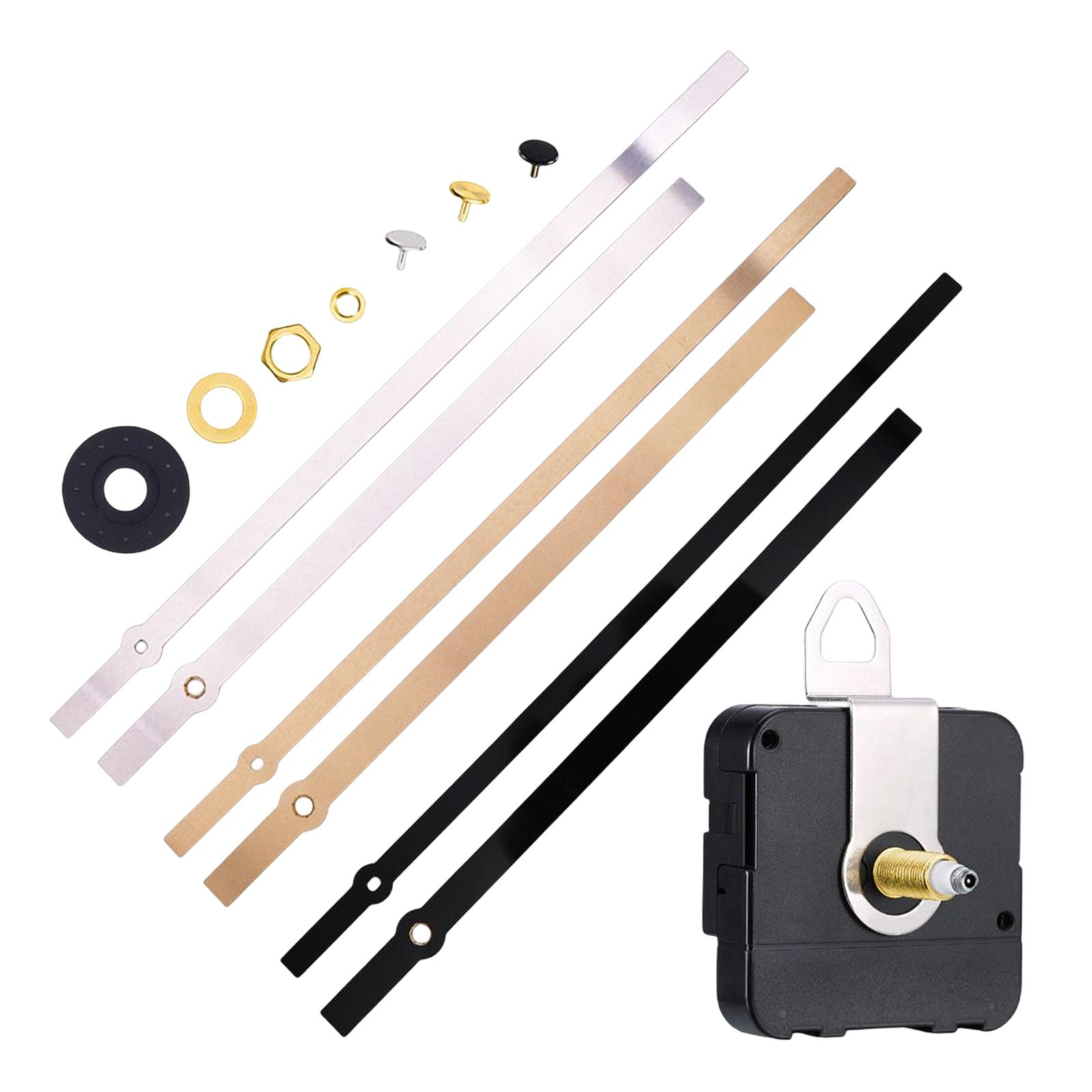 Wall Clock Movement Mechanism Kits DIY Making Replace Quartz Clock Motor Kit Long Shaft