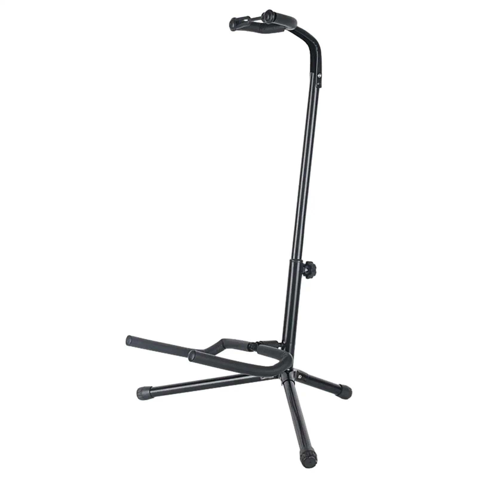 Guitar Stand Floor Non Slip Rubber Feet Lightweight Folding Thick Metal Cello Holder Adjustable Electric Acoustic Floor Holder