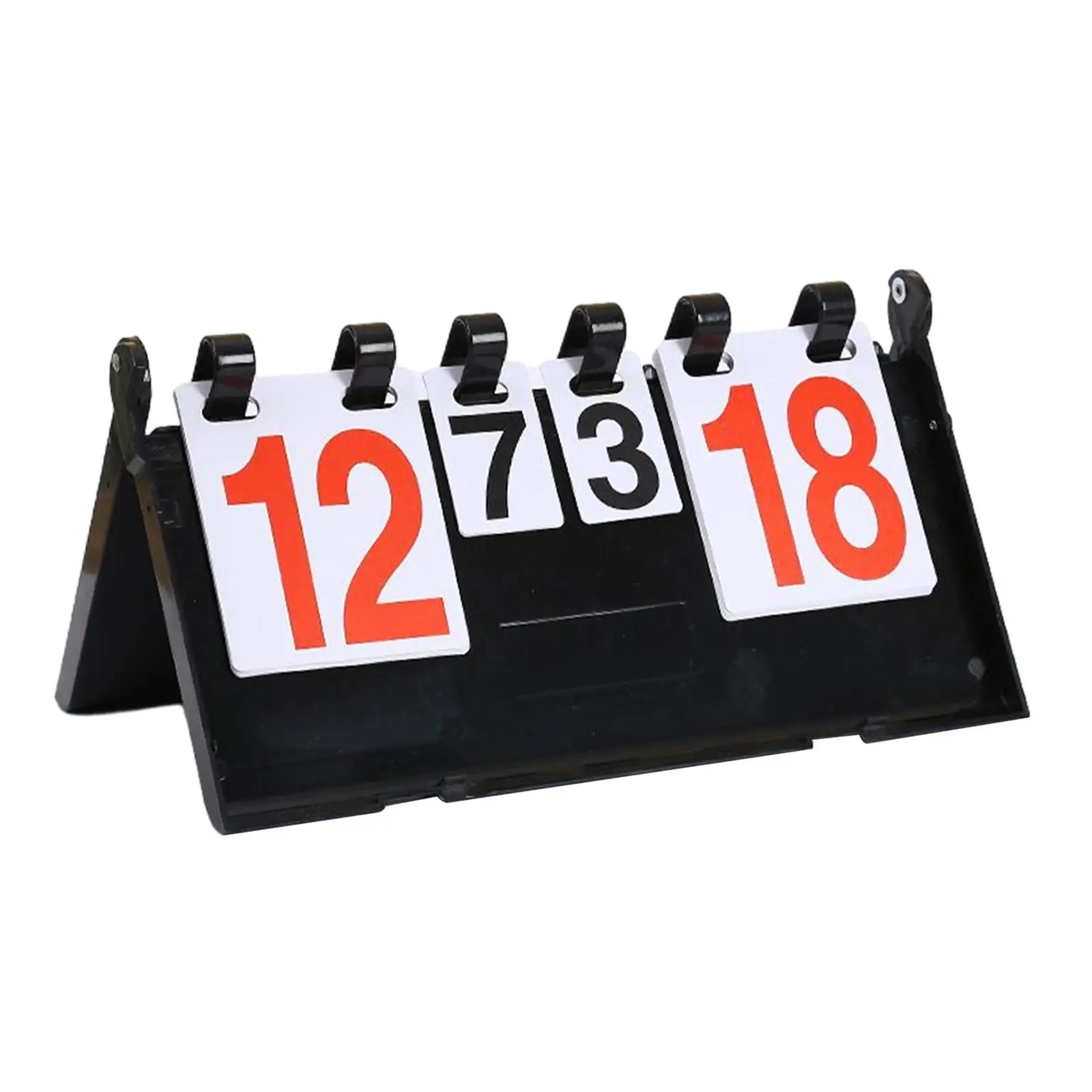Score Card Flipper Professional Compact Foldable Tabletop Scoreboard for Competition Tennis Baseball Billiards Pingpong Ball
