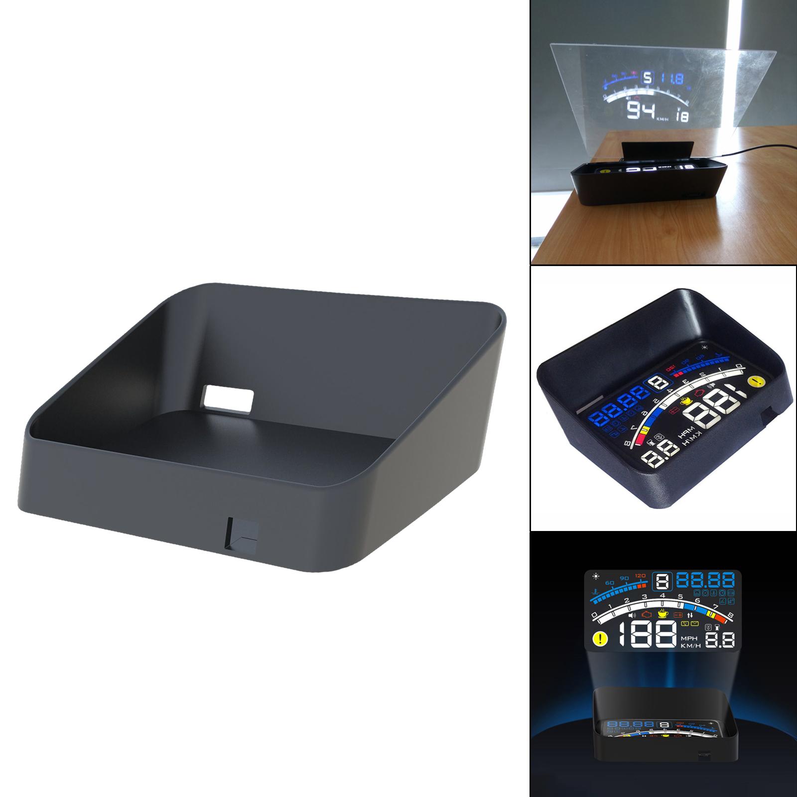 Car Digital Speedometer Head up Display Windshield HUD Head up Display Brackets Hood Fits for Ash-4E