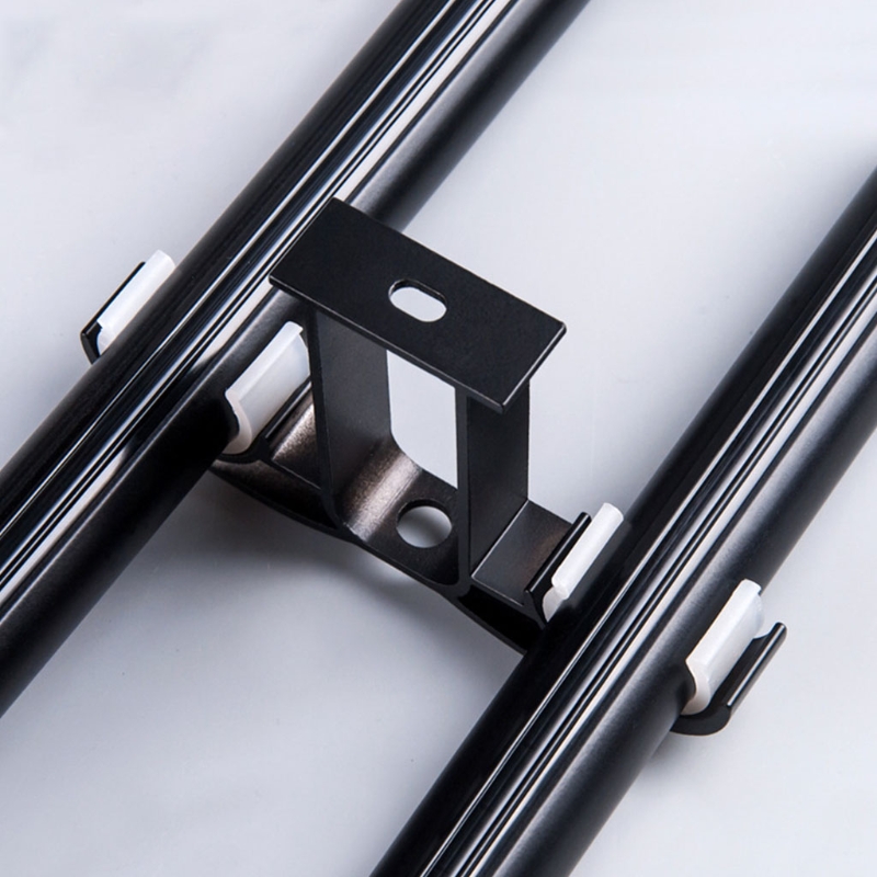 Description Picture 5 of item1pc Double Curtain Rod Brackets Window Hardware Holder Home Decor Side Top Mounted