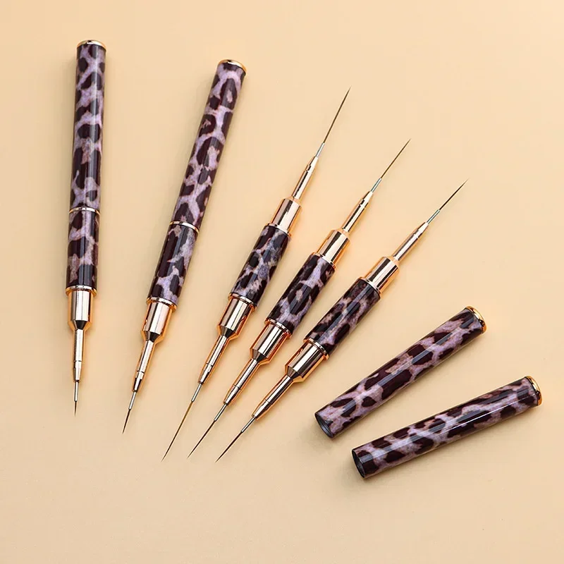 Best of Leopard Print Nail Art Brushes Double Head Nail Art Liner Brush Striping Drawing Painting Nail Brushes UV Gel Manicure Brushes Reviews & Tips