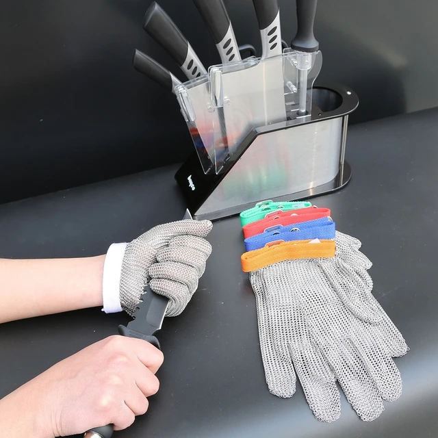 Stainless Steel Mesh Knife Cut Resistant Chain Mail Protective Glove