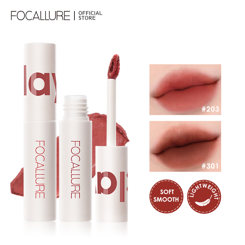 Best of FOCALLURE 12 Colors Velvet Liquid Lipstick Waterproof Lipgloss Lip Cheek Dual-use Matte Lip Mud Lip Tint Makeup Women Cosmetics Reviews & Tips