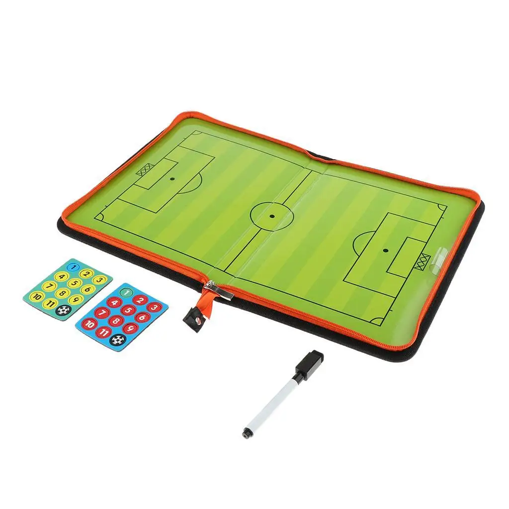 Soccer Tactic with Wipe Pen Marker, Eraser and Magnets,