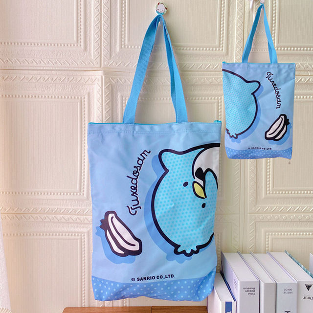 Sanrio Sugarbunnies Tote Bag Small Mini Size Japan Limited Blue Strawberry outlet 2009