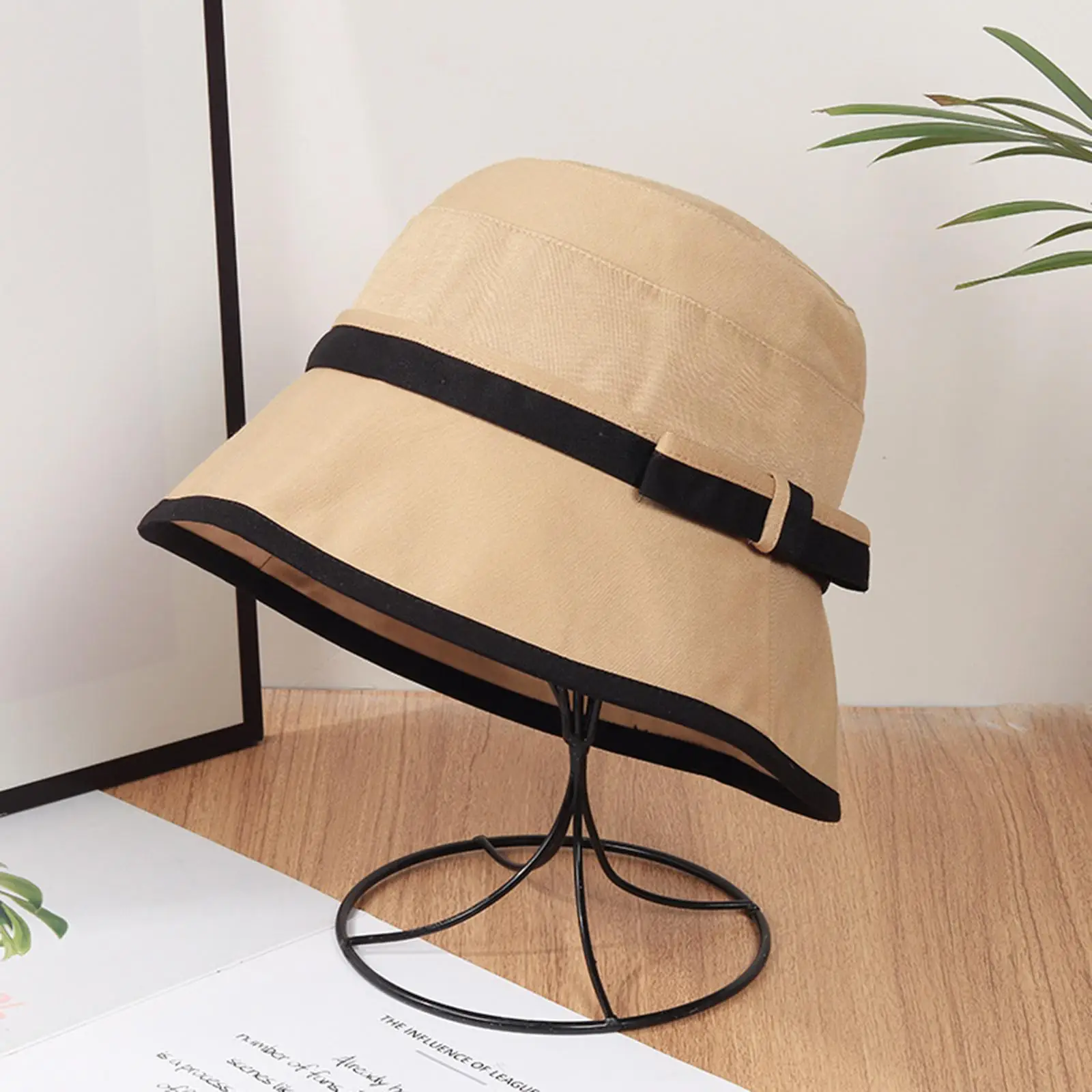 Women Bucket Hat Casual Sun Protective Hat Fisherman Caps for Fishing Travel